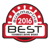 Ausmarine 2016 Best Tourist/Dive Boat Award Logo
